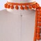 1 Yard Orange Small Pom Pom Trim Summer Craft Fringe for Dresses Hats Bags
